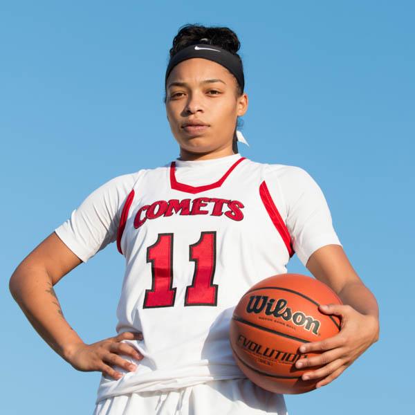 Palomar Comets guard/forward Keisha Cox. (Belen Ladd/ The Telescope)