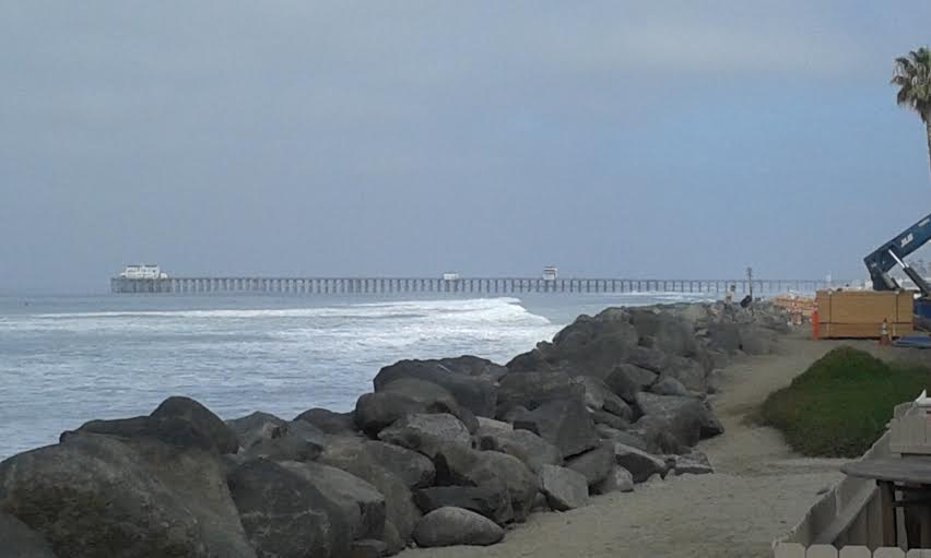 Breaking from our left to right, this is a southerly swell. (Peter Bright/The Telescope)