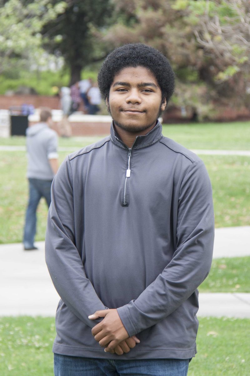 Palomar College Associated Student Government President-elect Malik Spence. (Stephen Davis/The Telescope)