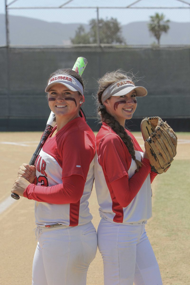 Palomar's Kali Pugh (l) nd Summer Evans. (Dirk Callum/The Telescope)