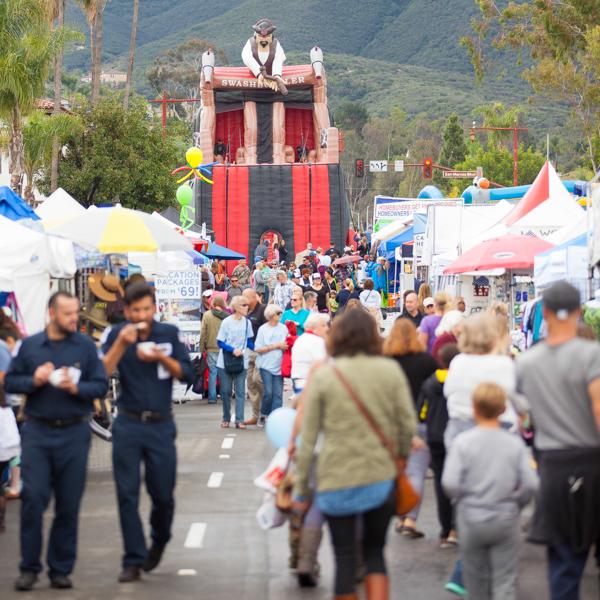 The San Marcos Spring Festival was held April 10, 2016 along Via Vera Cruz in San Marcos. The festival featured displays from local and nationwide vendors; carnival rides; food vendors, and live music. In it's 24th year, the festival is hosted by The San Marcos Chamber of Commerce. (Stephen Davis/The Telescope)