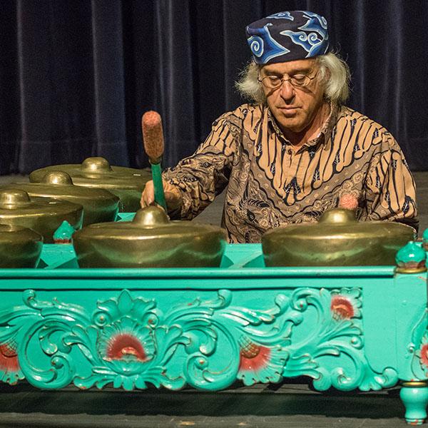 Kembang Sunda, a band led by Palomar professor Amy Hacker, performed traditional and contemporary Sundanese gamelan music from West Java, Indonesia at a concert in the Palomar College Howard Brubeck Theatre on Thursday Oct. 6, 2016. (Joe Dusel/The Telescope)