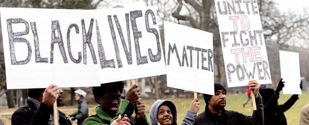 Protesters chant “Black Lives Matter” as they march throughout the city of Charlotte, N.C., on Friday, Sept. 23, 2016, Demonstrations continue following the shooting death of Keith Scott by police earlier in the week. Jeff Siner/Charlotte Observer/TNS