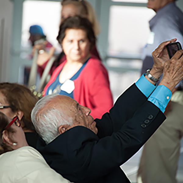 Palomar college bus in potential candidates as staff held a Path to Palomar open house event on April 27, 2017, which highlights the North County Educational Opportunity Center which is design to provide assistance to adults wanting to enter, re-enter or continue their educational goals. (Johnny Jones/The Telescope)