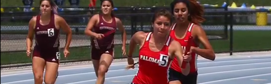 Palomar women's track and field at PCAC. (Photo courtesy of Gabriel Santana/goSantana Photography)