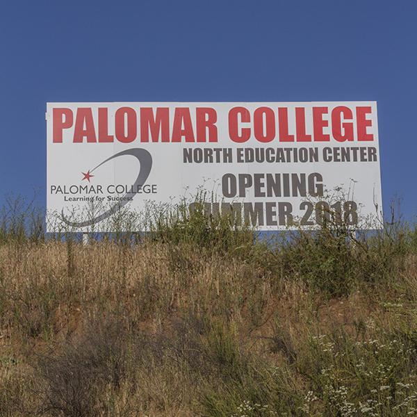 Construction at Palomar College's future North Center, May 4, 2017. (Savhanna Vargas/The Telescope)