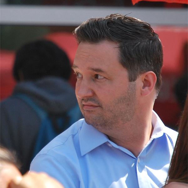 ASG President Chris Hopp attends DACA rally, SU-Quad, Sept. 5, 2017. (Linus Smith/The Telescope)