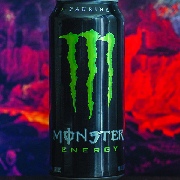 Photo illustration of Monster Energy by Savhanna Vargas/The Telescope