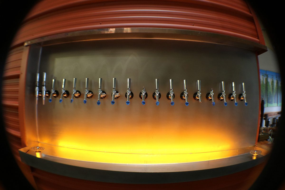 Taps at the Burgeon Beer Company in Carlsbad, Calif. Cameron Niven / Impact Magazine