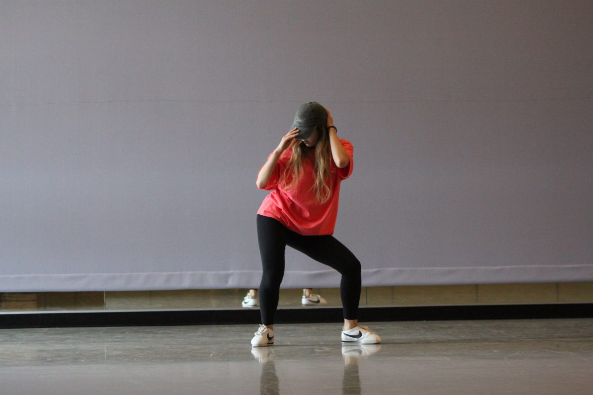 Palomar dancer Eri Chikusa, 22, freestyling to the song I Need It by Johnny Balik on April 27.