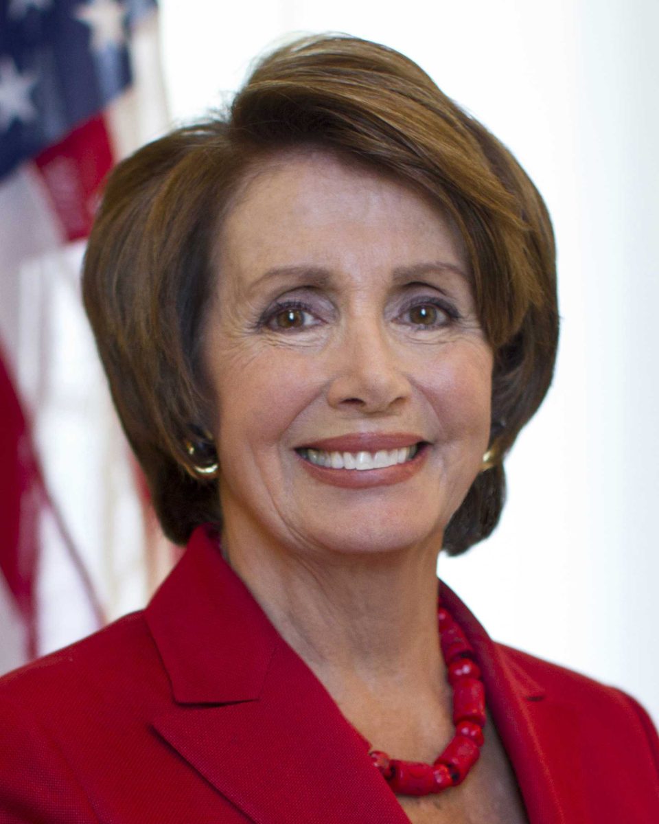 Nancy Pelosi portrait for then Speaker of the House 2012. Courtesy of Wikipedia Commons