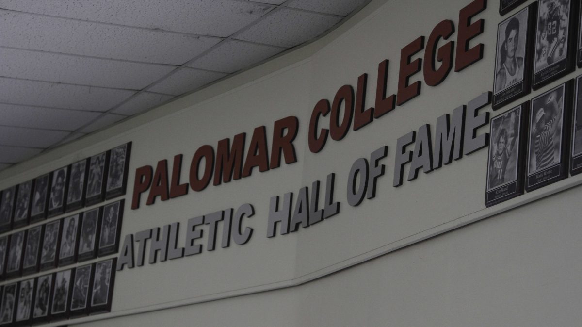 Showcasing Palomar College Hall of Fame. (Johnny Jones /The Telescope)