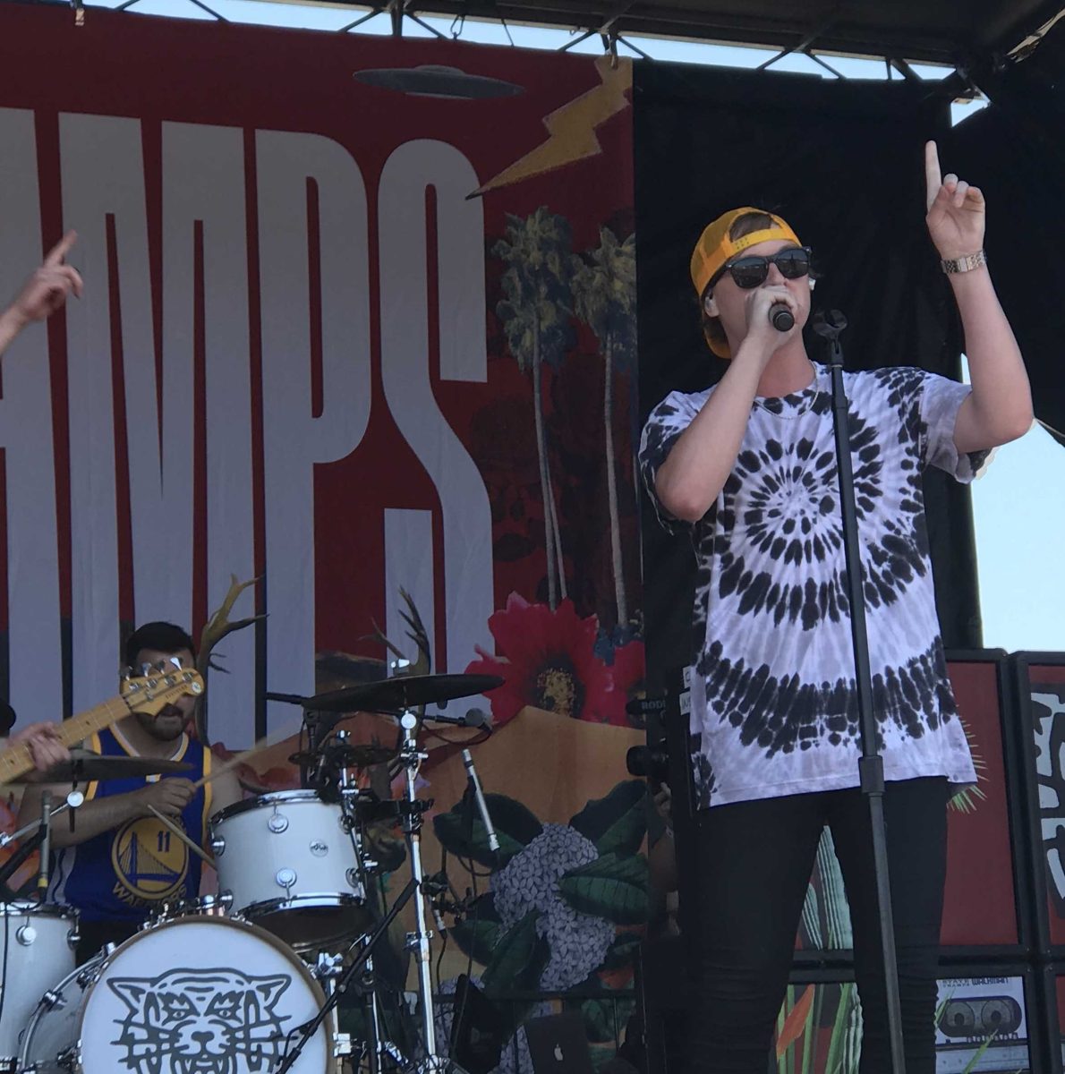 Derek DiScanio performing with State Champs at Vans Warped Tour in San Diego on June 22, 2018. Victoria Price/The Telescope. 