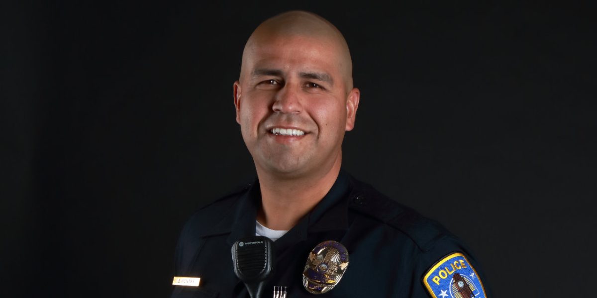 Officer Jesus Montes in police uniform