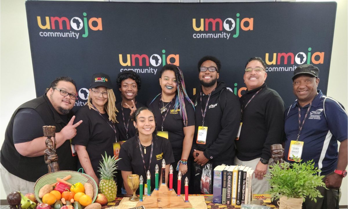 Umoja club members at the 2023 Regional Symposia held at Orange Coast College in Costa Mesa, Calif.