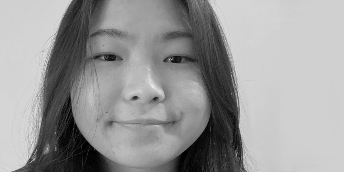 Black and white portrait of Steffanie Yeung.