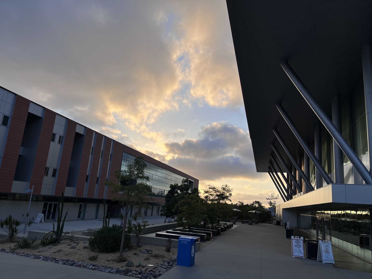 The H building and Learning Resource Center of the San Marcos Palomar campus. Photo credit: Cynthia Cunningham