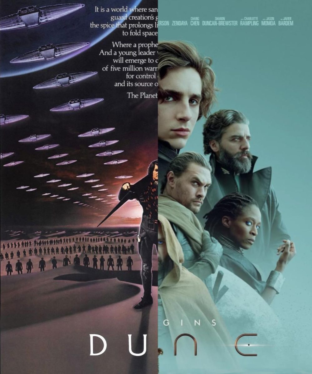 Dune 1984 movie poster. Image source: IMDb. 

And Dune 2021 movie poster. Image source: IMDb.