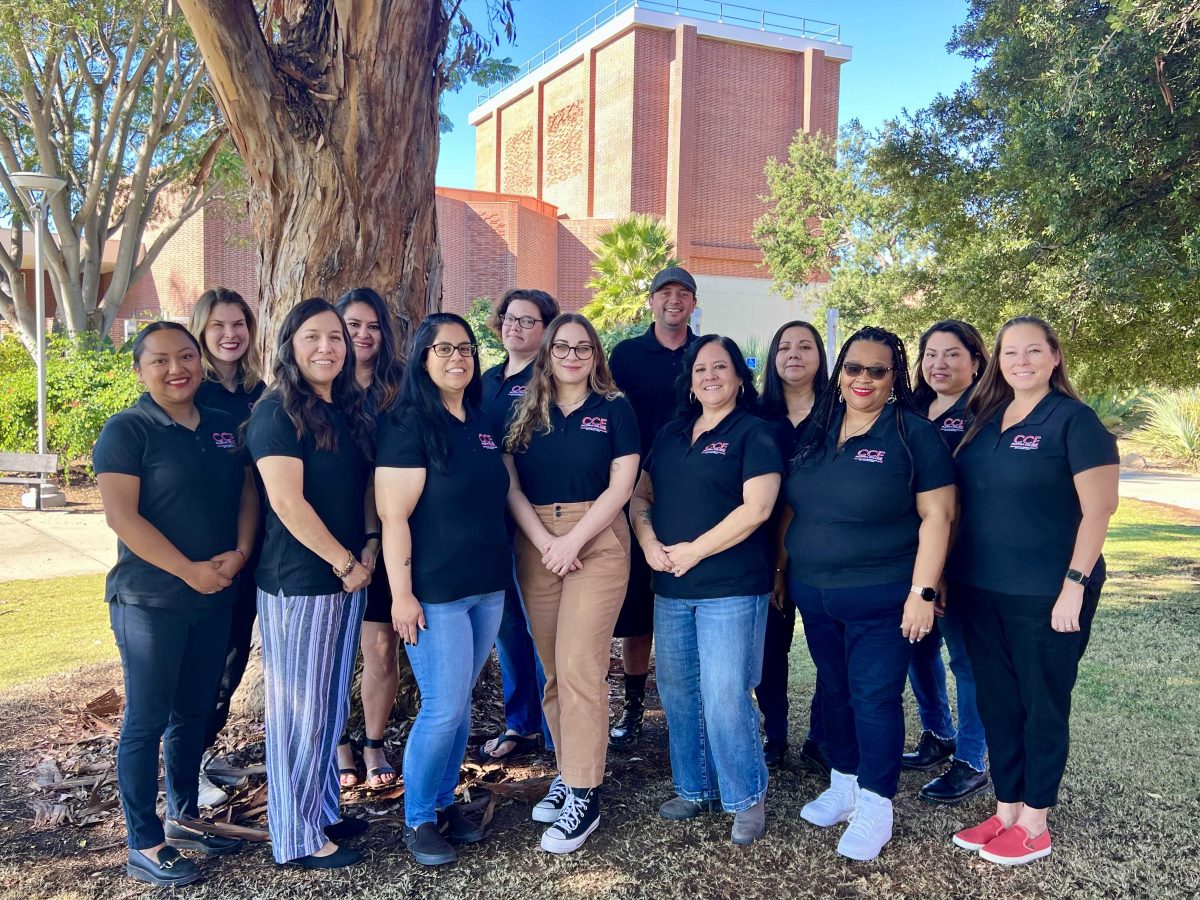 Council of Classified Employees taking a group photo. Photo credit: Courtesy picture from CCE (sent by Anel Gonzalez)