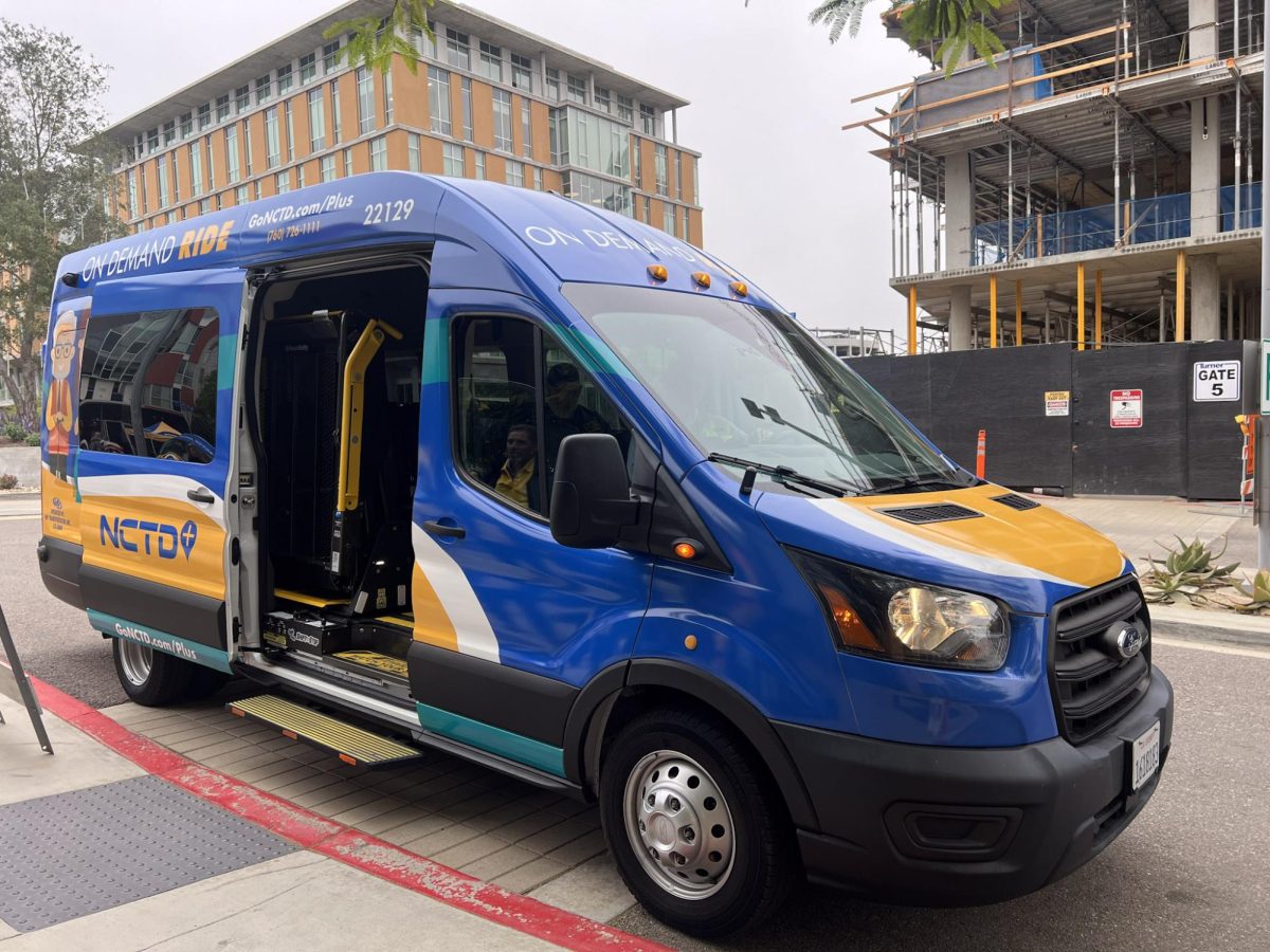 The new NCTD+ service provides additioanl public transit on a flexible schedule. (Photo by Kit Caldwell, Courtesy of the North County Transit District)