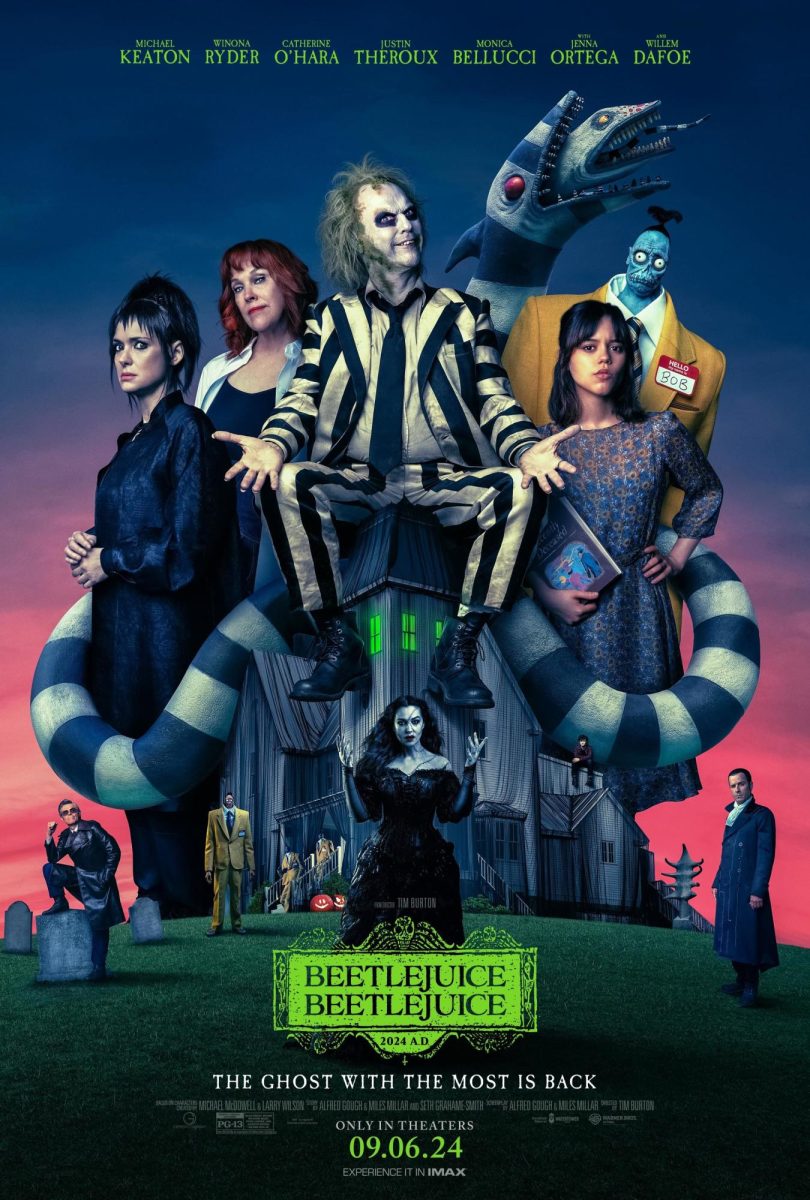 The official movie poster of Beetlejuice, Beetlejuice. (Plan B Entertainment/Warner Bros. Studio)