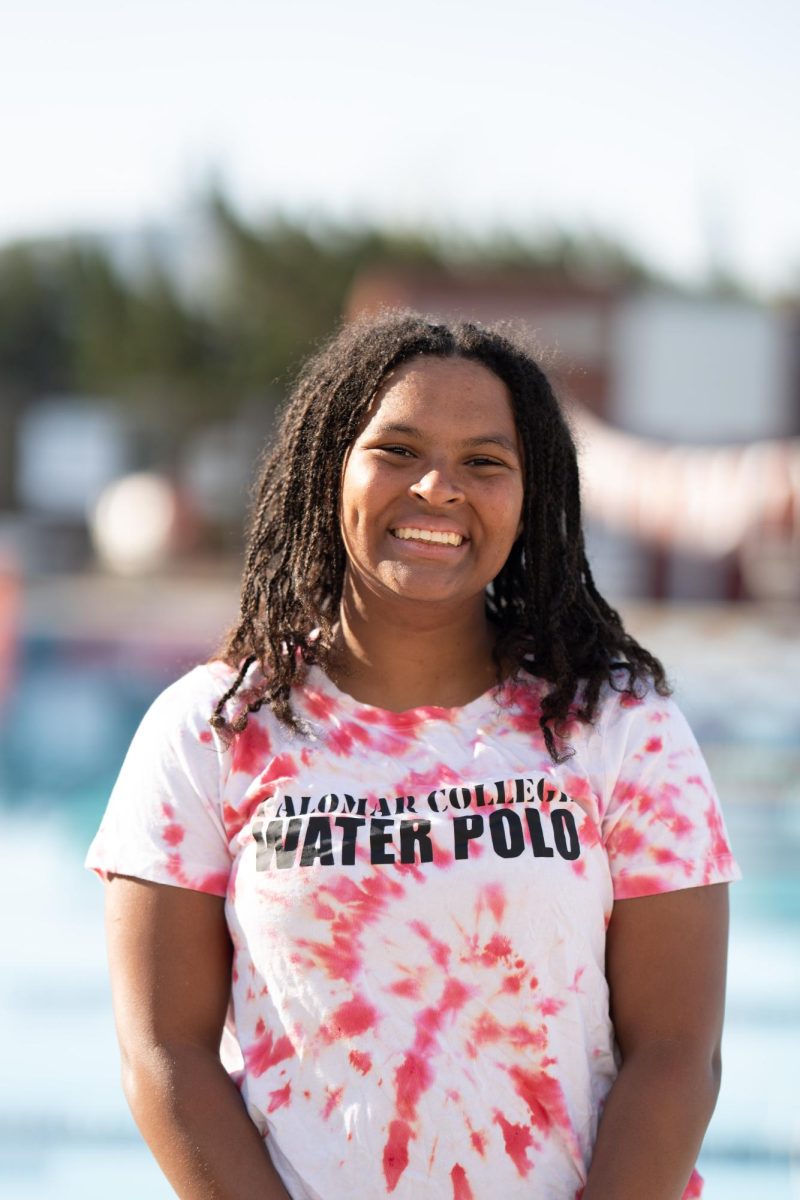 Water Polo player Sophia Wicks poses for a photo.