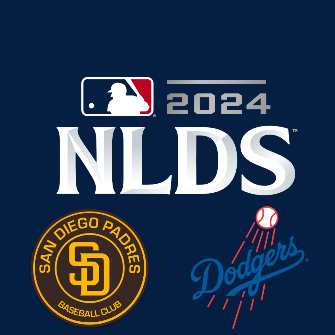 The National League Division series graphic made in Canva.