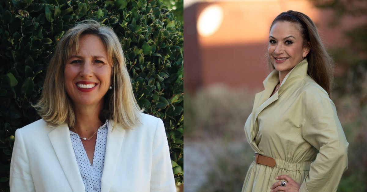 Left: The new Governing Board Trustee of Area 4, Holly Hamilton-Bleakley. (Courtesy photo) Right: The new Governing Board Trustee of Area 2, Yvette Acosta. (Hector Flores)