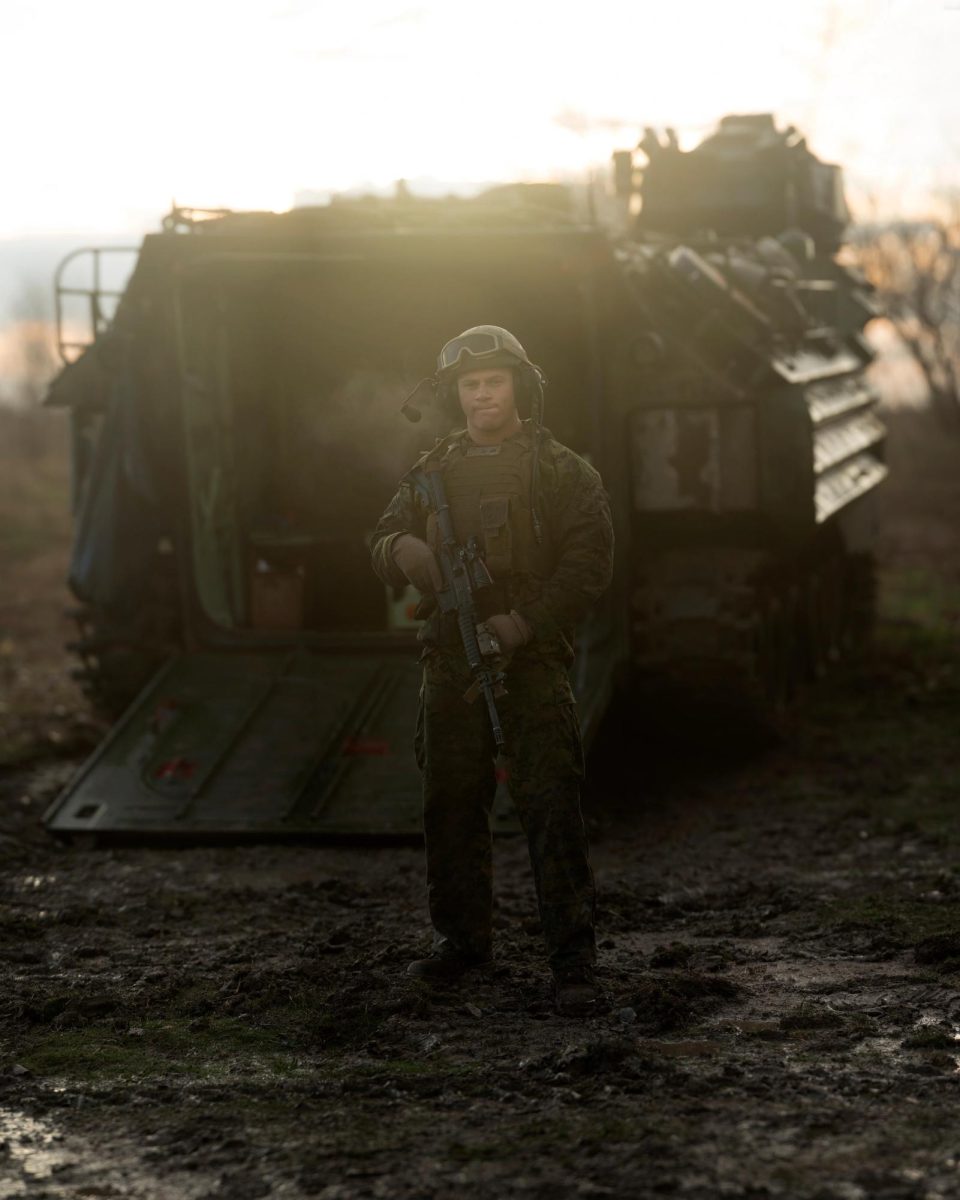 Clayton McCabe during training practice in Romania. Photo courtesy of Clayton McCabe.