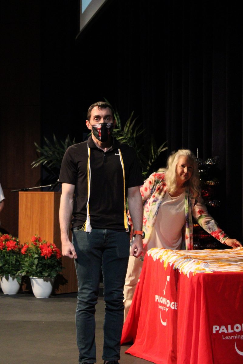 Stephen Rothardt at the Transfer Recognition ceremony at Palomar College on Wednesday, April 30, 2025. Rothardt is transferring to California State University, San Marcos, and majoring in Psychology. Photo credit: Griselda Garcia