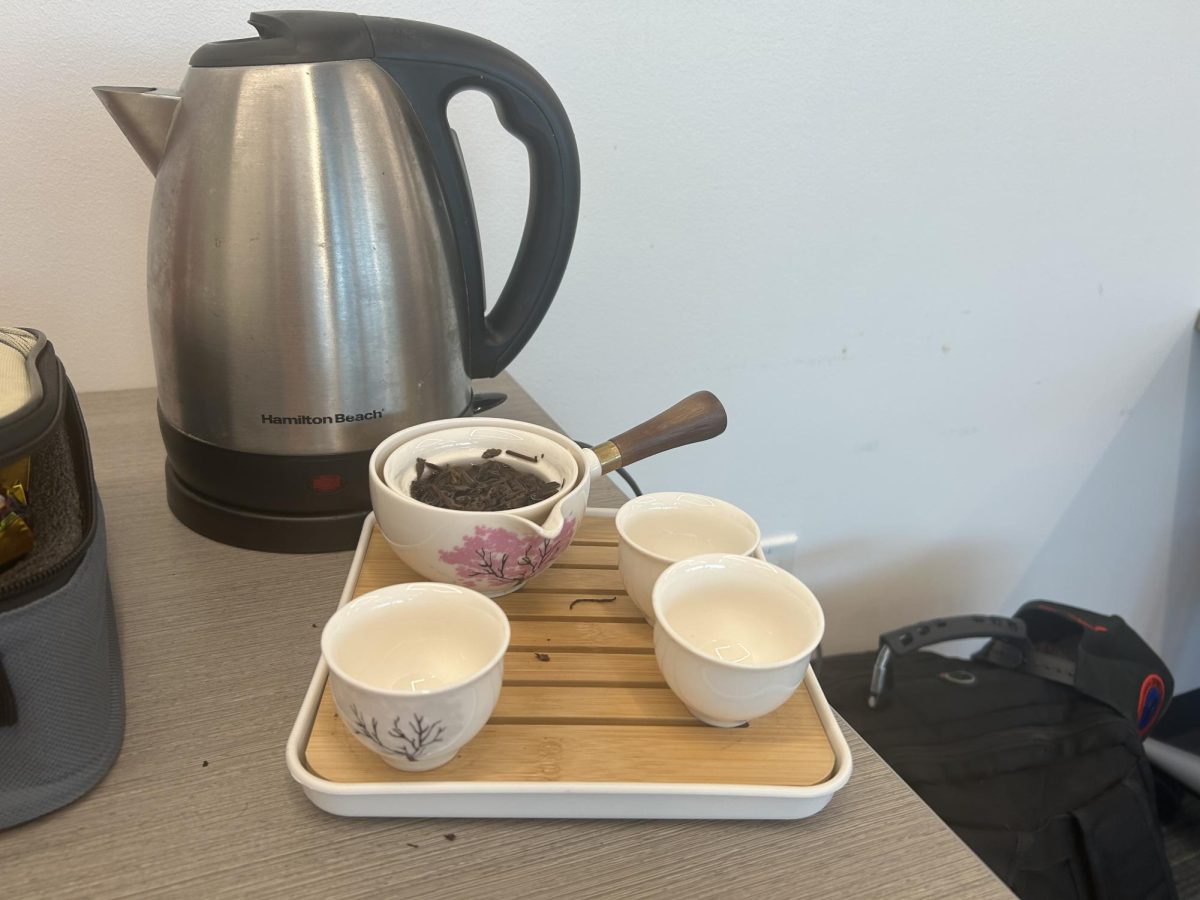 Chinese loose leaf black tea station at event on Feb. 26. Photo credit: Varvara Vorobieva