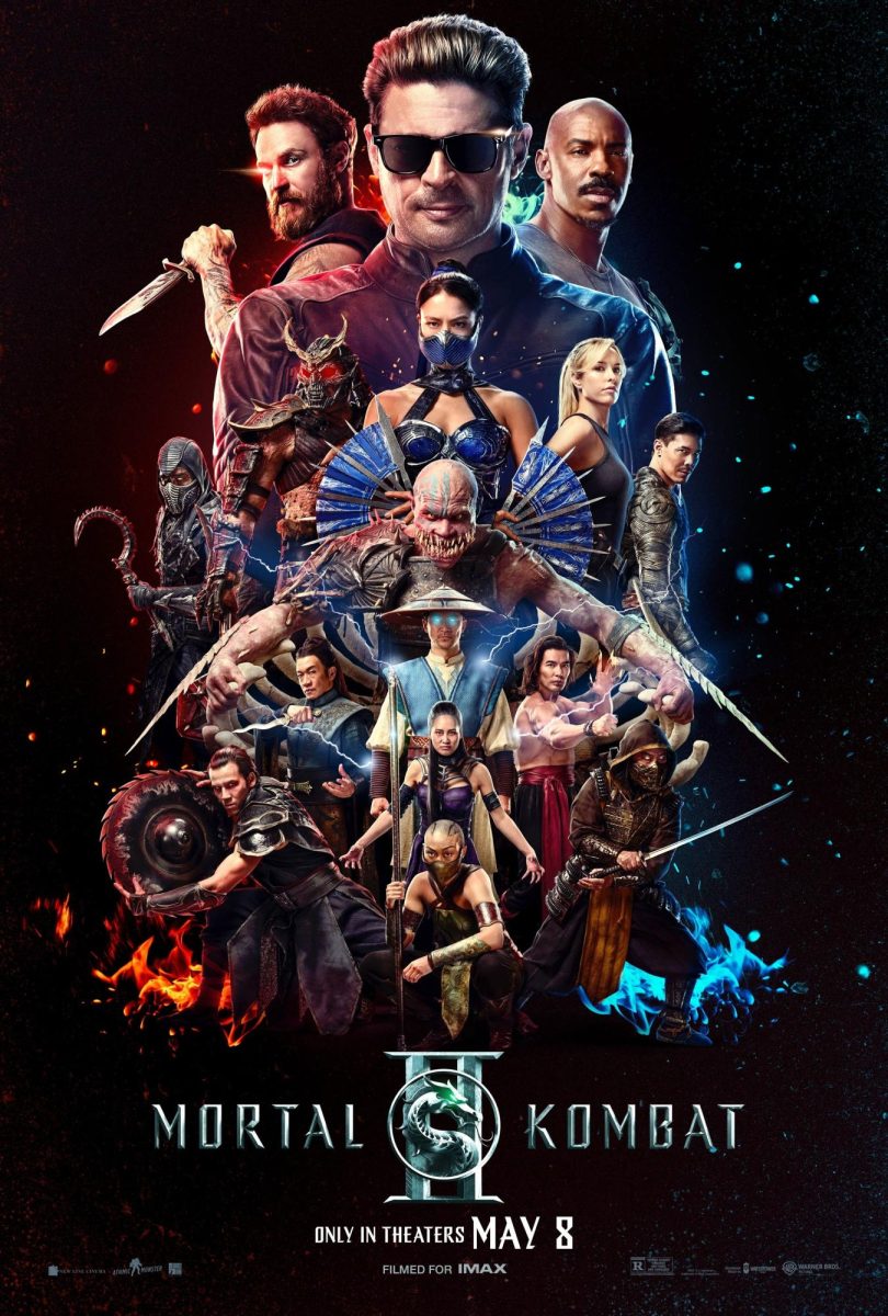 The movie poster of “Mortal Kombat II” (Warner Bros. Pictures)