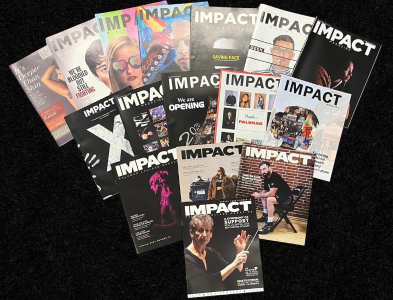 IMPACT magazine celebrates 15 years and 18 issues this year with most still available in print.